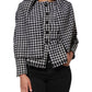 Multicolor Wool Monochrome Patterned Jacket
