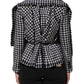 Multicolor Wool Monochrome Patterned Jacket