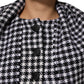 Multicolor Wool Monochrome Patterned Jacket