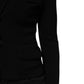 Black Viscose Single Breasted Blazer Jacket