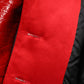 Red Wool Single Breasted Trench Coat Jacket