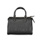Black Polyethylene Women Handbag