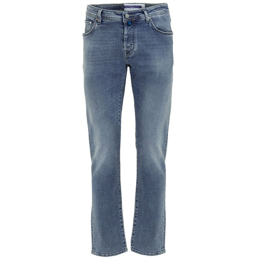 Blue Cotton Jeans & Pant