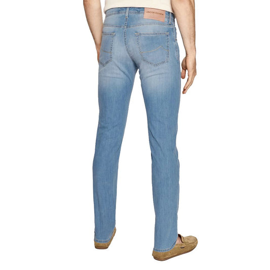 Blue Cotton Jeans & Pant