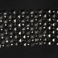 Black Crystal Embellished Collared Mini Dress