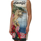 Multicolor Crystal Embellished Mini Dress