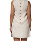 Multicolor Crystal Embellished Mini Dress