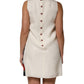 Multicolor Crystal Embellished Mini Dress