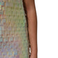 Multicolor Sequin Holographic Mini  Dress