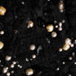 Black Viscose Pearl Embellishment Shift Dress