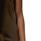 Metallic Gold Sleeveless A-line Mini Dress