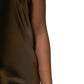 Metallic Gold Sleeveless A-line Mini Dress