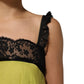 Yellow Black Babydoll Chemise Lingerie Dress