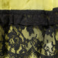 Yellow Black Babydoll Chemise Lingerie Dress