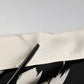 Black Printed Silk Short Sleeves Casual Shirt