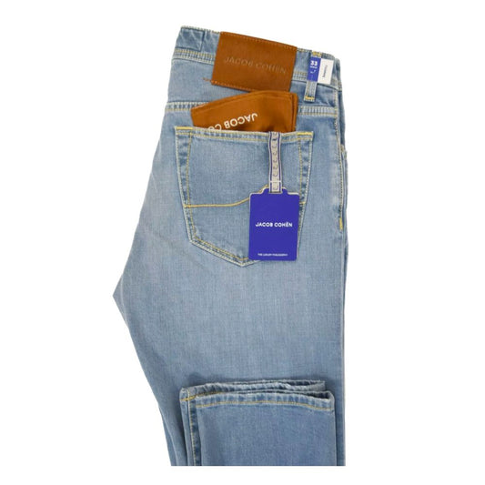 Blue Cotton Jeans & Pant