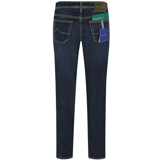 Blue Cotton Jeans & Pant