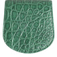 Green Exotic Skin Coin Condom Case Holder Pocket Wallet