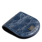 Blue Exotic Skin Coin Condom Case Holder Pocket Wallet