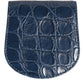 Blue Exotic Skin Coin Condom Case Holder Pocket Wallet