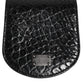 Black Exotic Skin Coin Condom Case Holder Pocket Wallet