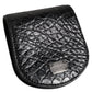 Black Exotic Skin Coin Condom Case Holder Pocket Wallet