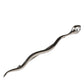 Silver Brass Crystal Spilla Serpente Mens Brooch Pin