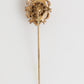 Gold Tone Green Stone Antique Men Accessory Brooch Pin