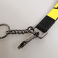 Yellow Logo Nylon Silver Brass Holder Keychain Keyring