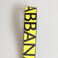 Yellow Logo Nylon Silver Brass Holder Keychain Keyring