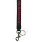 Black Red DG Logo Polyester Silver Men Keychain Keyring