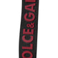 Black Red DG Logo Polyester Silver Men Keychain Keyring