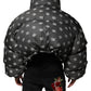 Black DG Monogram Full Zip Puffer Men Jacket