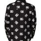 Black DG Monogram Nylon Windbreaker Jacket