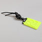 Yellow Green Rubber DG Embossed Adjustable Badge Holder