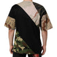 Multicolor Patchwork Cotton CrewNeck  T-shirt