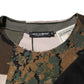 Multicolor Patchwork Cotton CrewNeck  T-shirt