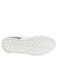 White Black Leather Portofino Sneaker Shoes