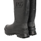Metallic Black Pull On Rain Boots Men Shoes