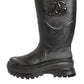 Metallic Black Pull On Rain Boots Men Shoes