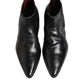 Black Chelsea Slip On Men Ankle Boots Shoes