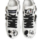 White Portofino Crystal Sneakers  Shoes