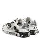 White Portofino Crystal Sneakers  Shoes
