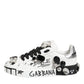 White Portofino Crystal Sneakers  Shoes