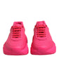 Pink Leather Daymaster Low Top Sneakers Shoes