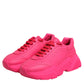 Pink Leather Daymaster Low Top Sneakers Shoes