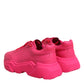 Pink Leather Daymaster Low Top Sneakers Shoes