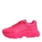 Pink Leather Daymaster Low Top Sneakers Shoes