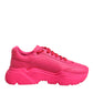 Pink Leather Daymaster Low Top Sneakers Shoes