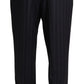 Gray Wool Blend Formal Trousers Pants